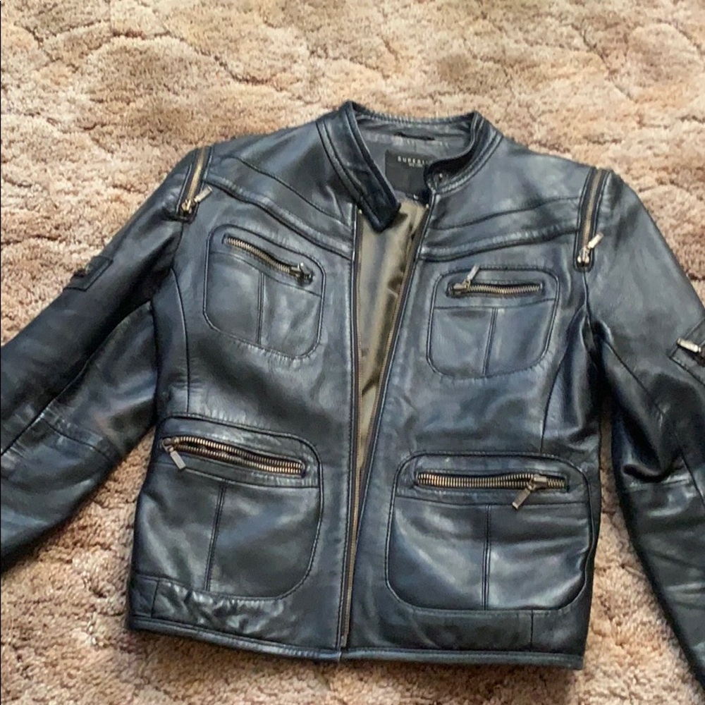 Real leather jacket